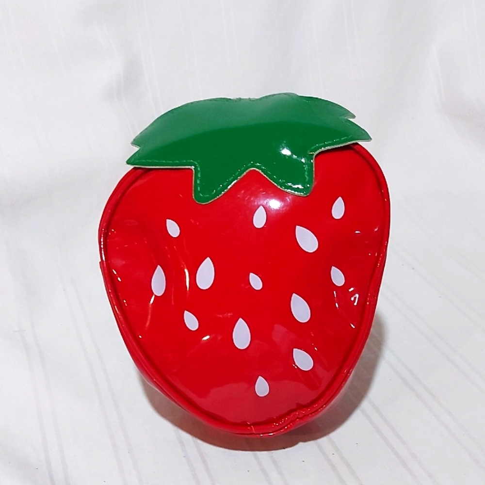 35. Strawberry Shaped Red and Green Bag